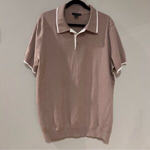 Marconi Light Brown Polo Top